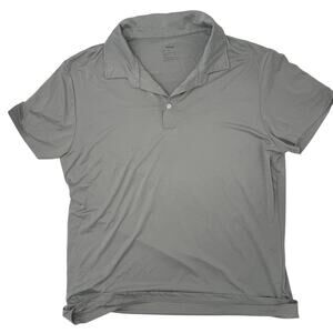 Telaelo | Dry-Fit Polo | Men’s Large | Light Gray | Performance Cool